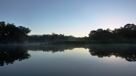 Sunrise near our camp